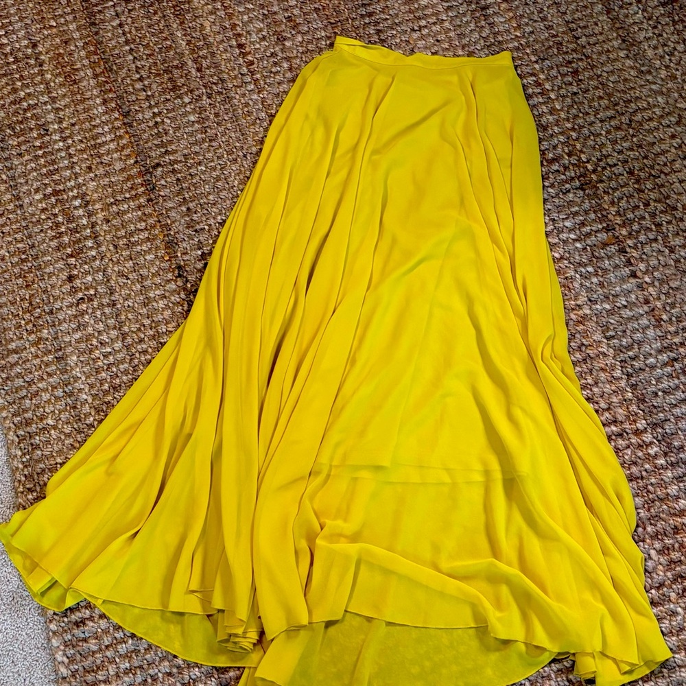 Gorgeous Buttercup Yellow Princess Maxi Skirt- Small